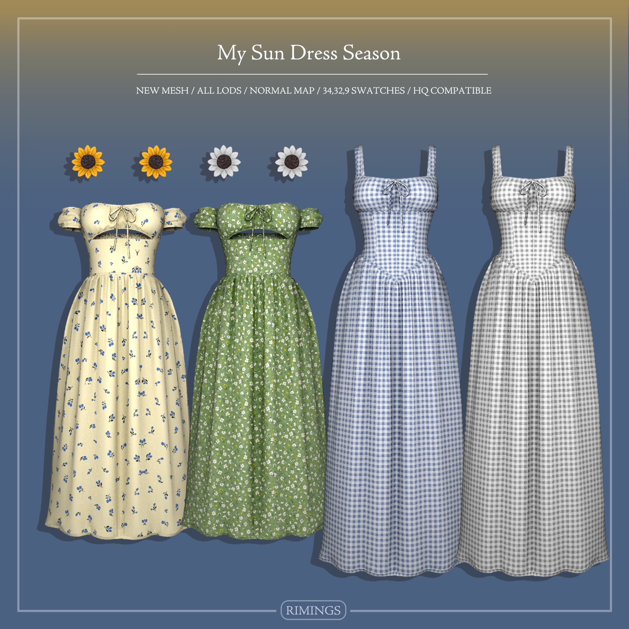 Скриншот мода Сет платьев My Sun Dress Season